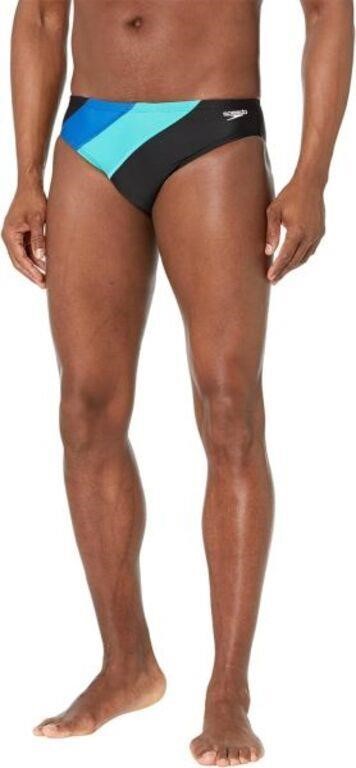 Speedo Men's 38 Swimwear Endurance+ Brief, Black