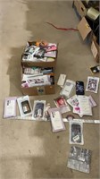 Various cell phone cases and watch bands