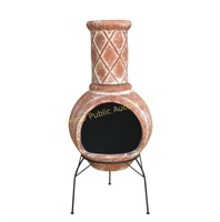 Style Selections $134 Retail 43.3" Clay Chiminea,