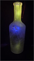 Purple Uranium Glass Newbro's Herpicide Bottle