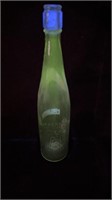 Garrett & Co Uranium Glass Wine Bottle