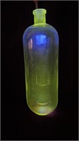 Dr. Peter's Blood Vitalizer Uranium Glass Bottle