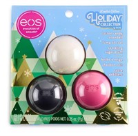 eos 3Pk Lip Balm, Limited Edition Holiday