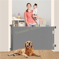 59 Retractable Gate  34 Tall  55 Wide  Gray