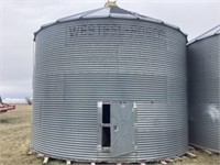 Approx 3300 bu Westeel bin 19 ft diameter. Poor