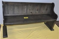 66" W Farmhouse plank-style bench