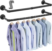 OROPY Pipe Clothes Rack  38.4'  Set of 2