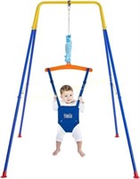 FUNLIO Baby Jumper 6-24m with Stand  Blue