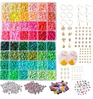 New Clay Beads 3 Boxes Bracelet Making kit, 48