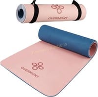 Overmont TPE 1/3in Yoga Mat  72*24in  Pink