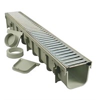 A3272  NDS 864GMTL Channel Drain Kit/Grate