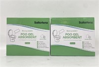 New 2 Pack of Poo Absorbent for Portable Toilet,