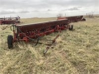 Two18 ft Massey Ferguson discers with seed box on