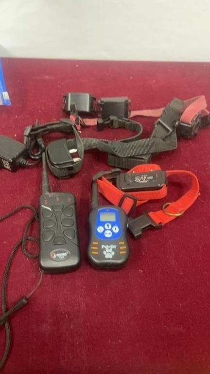 Lot of Shock Collars for dogs w/ remotes