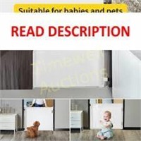 Retractable Baby/Dog Gate  33x55 inch  Indoors