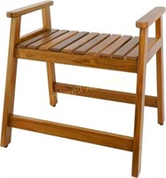 VaeFae Teak Shower Chair  22 Bench