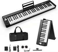 Cossain Piano Keyboard 61 Keys  61 Key-Black