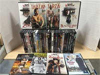 Tray of DVD Movies & TV Episodes