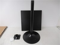 $139-"As Is" Winsome Wood Obsidian High Table Squa