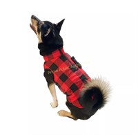 Woof $24 Retail Buffalo Check Dog Jacket S Size