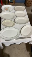 Homer Laughlin best china plates, decorative