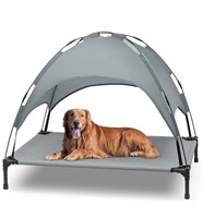 Heeyoo Elevated Dog Bed with Canopy, Outdoor Dog