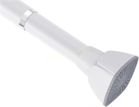 RiceMan White Curtain Rod  Adjustable  45-72in