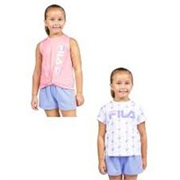 3-Pc Fila Girl's 8 Set, T-shirt, Tank Top and