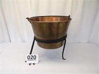 Copper Kettle in Stand