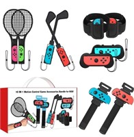 New QWOS 10 in 1 Switch Sports Games Accessories