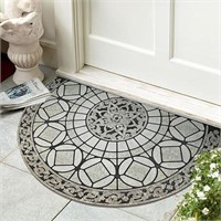 Half Round Door Mat for Outside Entry Rug