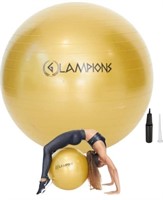 New Glampions Exercise Ball, Gold Exercise Ball