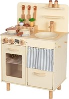 Wooden Kids Play Kitchen Playset for Toddlers