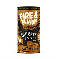 Fire & Flavor All Natural Chicken Rub, 9oz