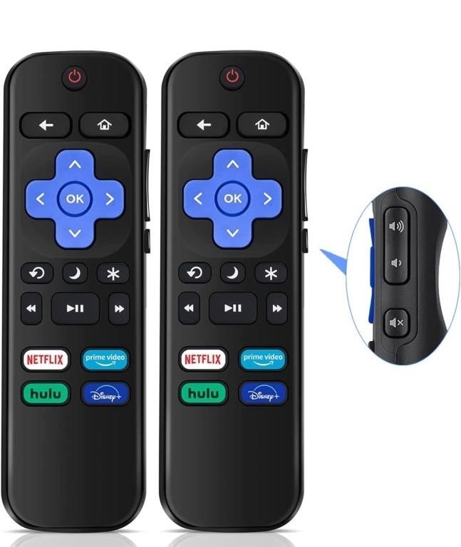 New ?Pack of 2? Roku Remote Replacement ONLY for