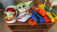 Star Wars toy and toy nerf guns