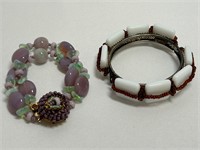 2 Miriam Haskell Bracelets