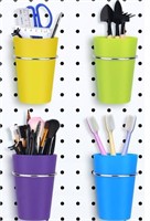New Pegboard Bins with Rings Set of 4 - Ergonomic