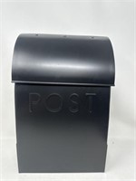 New Black Metal Wall Mount Mail Box
