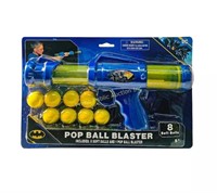 Batman Pop Ball Blaster and 2 Balls