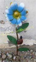 Flower w/lady bug-28"tall