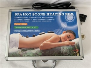 Set de chauffe pierres de massage portable avec