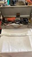 Vintage miller falls sawzall in tool box (