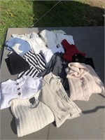 Misc XL or unmarked Clothing. Mostly sweaters