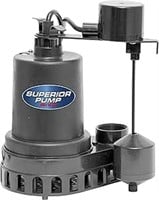 Superior Pump 92372 Thermoplastic Sump Pump with