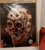 Photo signée Gary Bromley «skull mask»