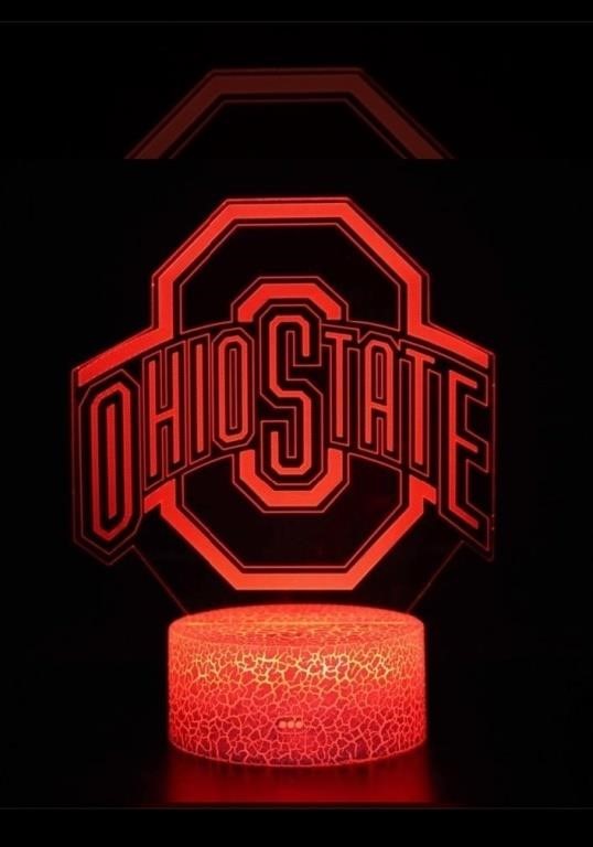 New Ohio State 3D Optical Illusion Lamp