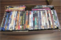 BOX OF DVDS