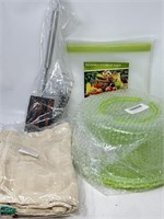 4 PCs Kitchen Lot, Reusable Produce Bags,9-Pack,
