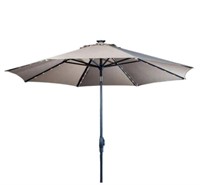 $200-Sunbrella (10 ft.) Round Solar LED Market